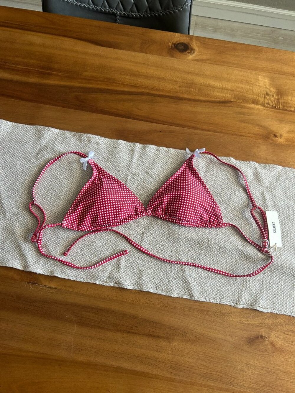 Red Gingham Bikini